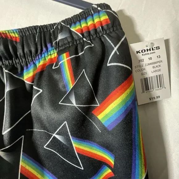 New Men's Pink Floyd Sleep Shorts-size Large - Picture 2 of 5